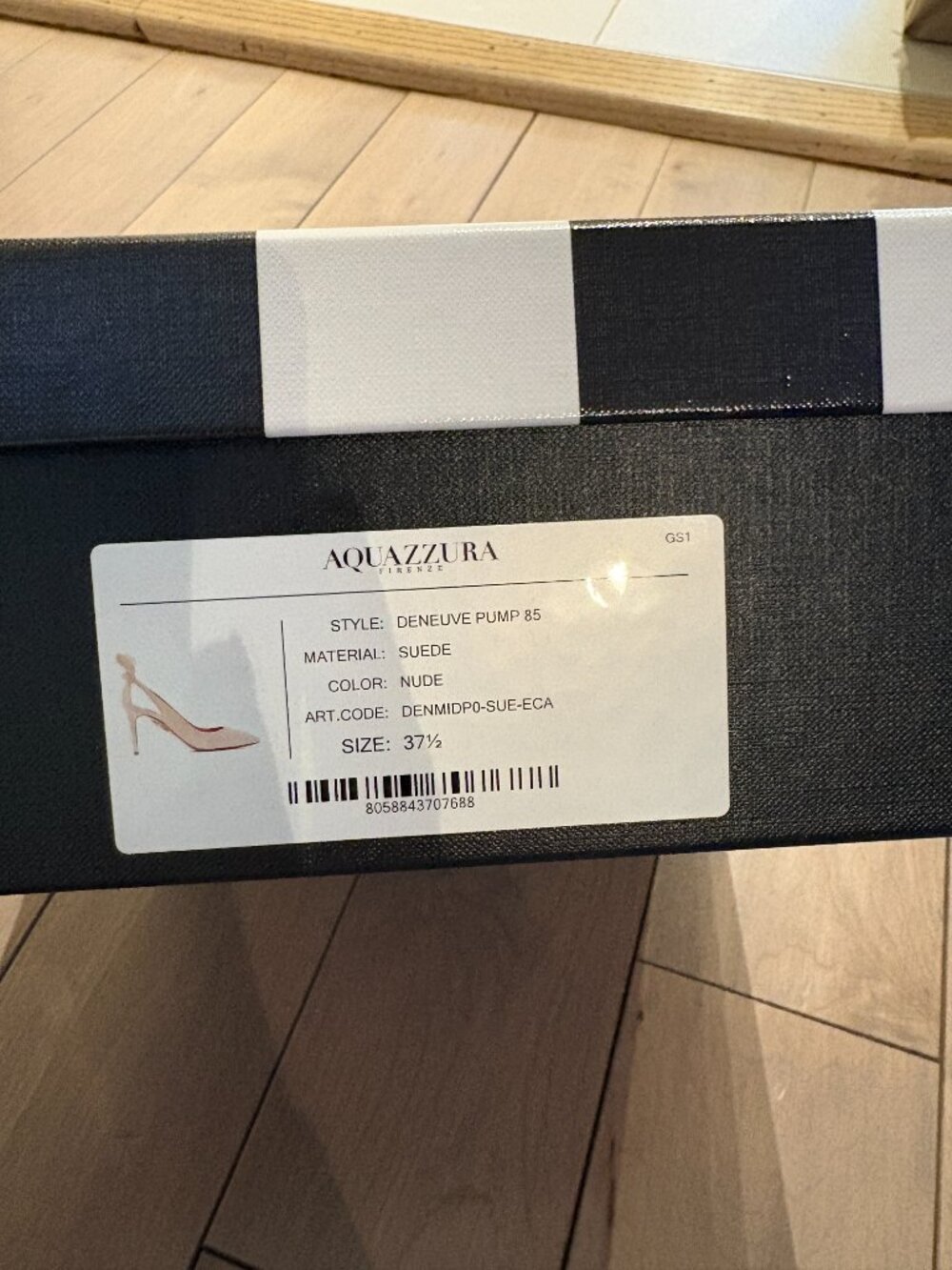 Aquazzura Women's Beige Bow Tie Pump 85 - Picture 5 of 12